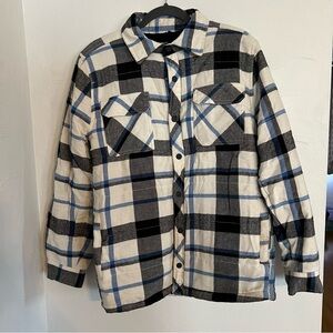 George Men's Shirt Jacket with High Pile Fleece Lining